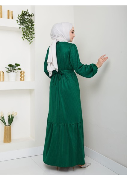 Mevsimlik Kuşaklıroba Elbise