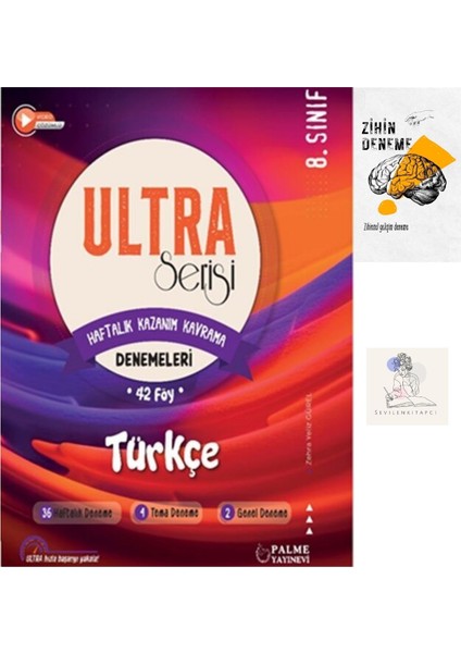 LGS Türkçe Haftalık Kazanım Kavramaları Denemeleri Föy+Zihin DENEME-GZ504