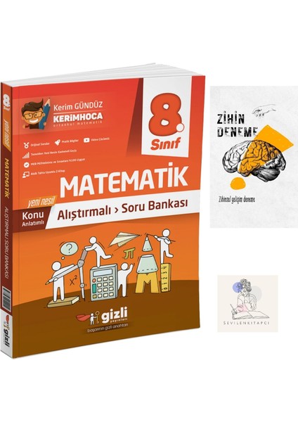 8.Sınıf Konu Özetli Alıştırmalı Matematik+Zihin Deneme-Gz196