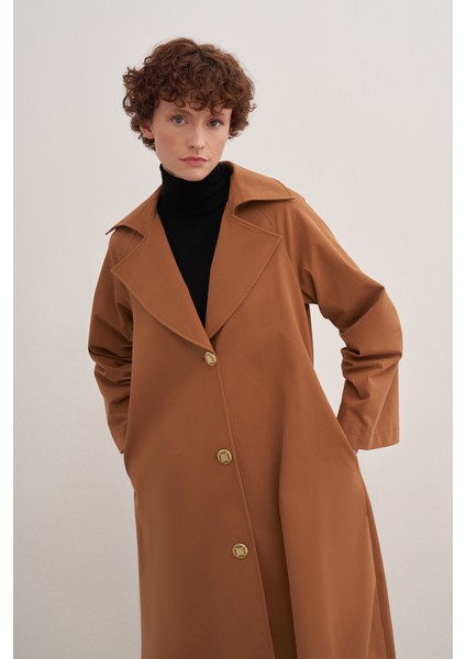 7180111 Pile Detaylı Pardösü modelleri