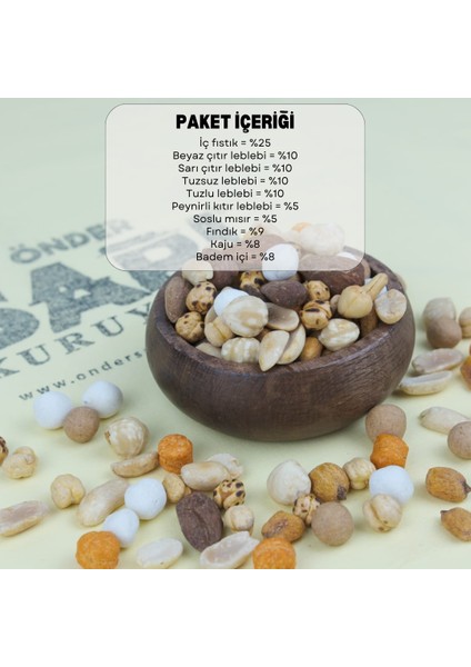 Lüks Karışık Düğün ve Kına Lüks Kişiselleştirebilir Kuruyemiş 40 gr x 50 Adet
