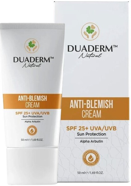 Duaderm Leke Karşıtı Anti-Blemish Yüz Güneş Kremi SPF25+ 50 ml