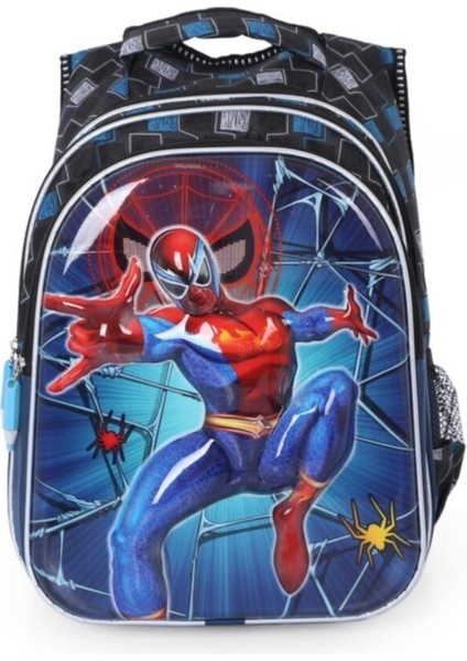 Kabartmalı Spiderman Çanta + Beslenme - Ilkokul Çantası - Erkek Çocuk Çanta - Örümcek Adam Çanta fiyatları