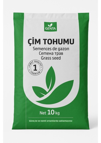 Çim Tohumu 10 kg | Hızlı Çimlenme | Yoğun Kullanıma Uygun, Kaliteli Tohum Karışımı