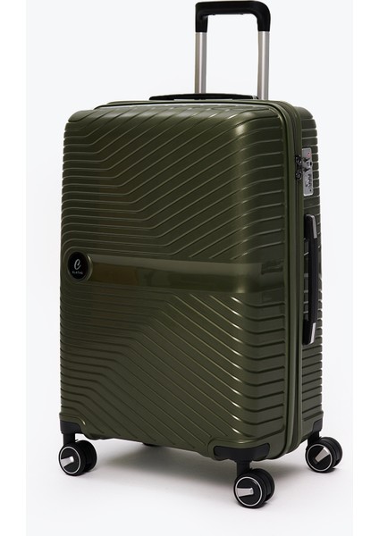 Exclusive Pro Polipropilen Kırılmaz 2'li Valiz Seti Orta Boy ve Makyaj 2'li Set 5239 modelleri