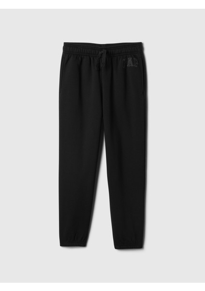 Erkek Çocuk Siyah Gap Logo Relaxed Jogger Eşofman Altı