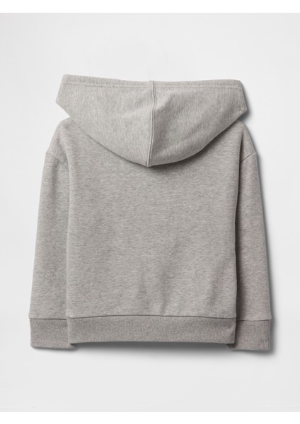 Kız Bebek Gri Gap Logo Fermuarlı Kapüşonlu Sweatshirt fiyatları