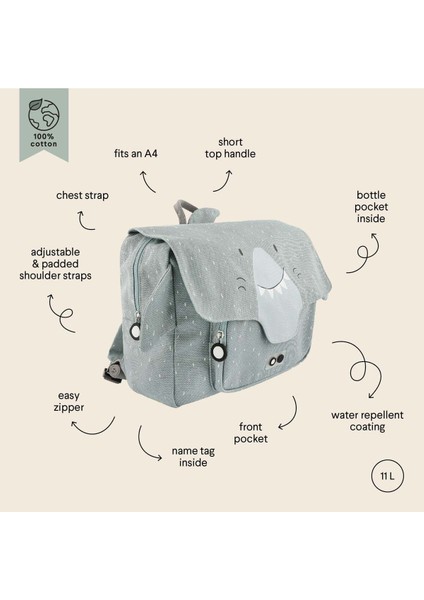 Mr. Shark - Satchel - Okul Çantası fırsatları