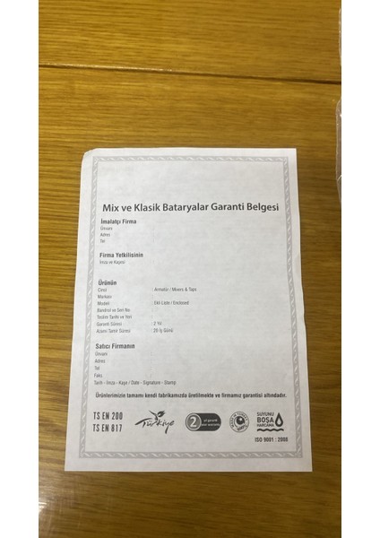 Adnoss Şenpres Judi Banyo Bataryası + Lavabo Bataryası + Eviye Bataryası