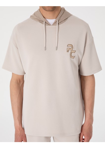 Erkek Taş Comfort Fit Sweatshirt 50302613-VR049