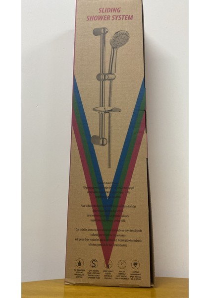 Adnoss Şenpres Duru Banyo Bataryası + Yağız Duş Başlığı