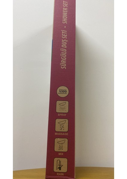 Adnoss Şenpres Duru Banyo Bataryası + Yağız Duş Başlığı