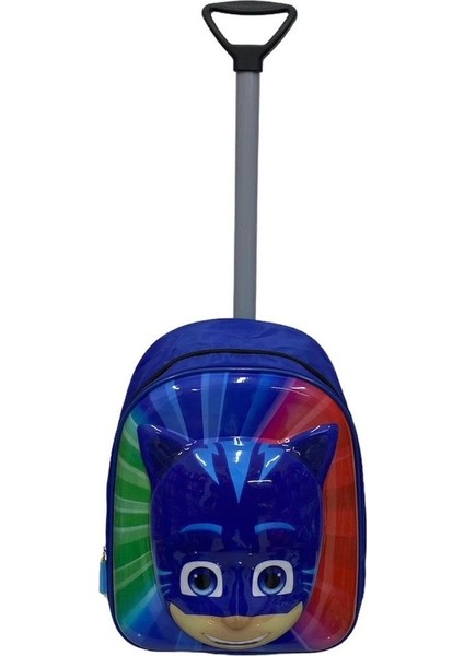 Pijama Maske Erkek Çocuk Çekçekli Anasınıfı Çantası