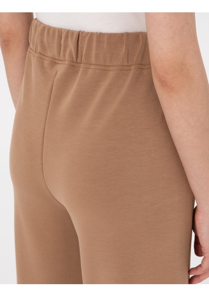 Kadın Kahverengi Flare Fit Eşofman Altı 50301423-VR029