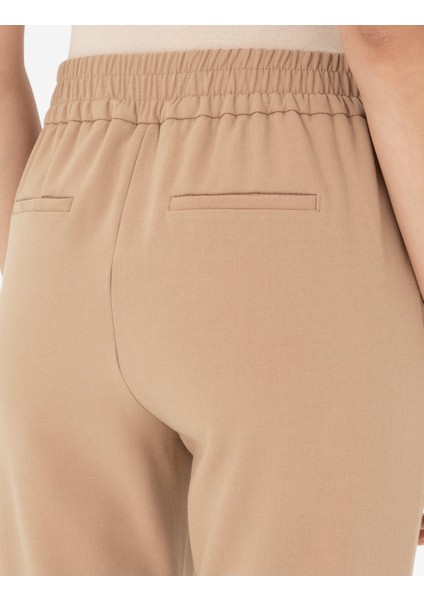 Kadın Bej Kumaş Pantolon 50290368-VR011