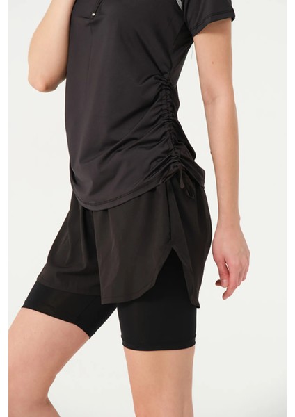 Hızlı Kuruyan Kumaş Yarım Kol Şortlu Yüzücü Mayo 24156 indirimleri