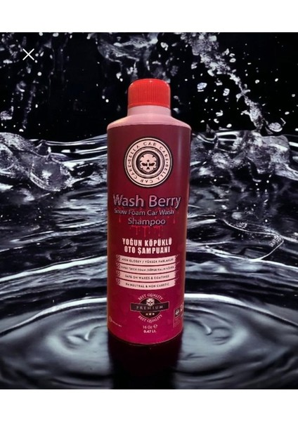 Washberry Ph Nötr Oto Şampuanı 473ML Araç Oto Araba Yıkama ve Araba Yıkama Şampuanı