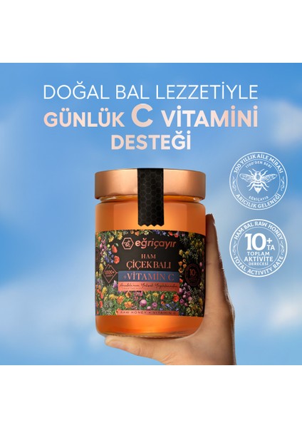 Ham Çiçek Balı + Vitamin C 850 gr