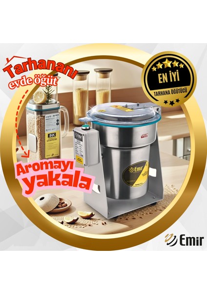 Susam Öğütücü Elektrikli Kuru Gıda Susam Çekme Makinası Öğütücü Değirmen Makinesi 1500 gr 28000 Devir