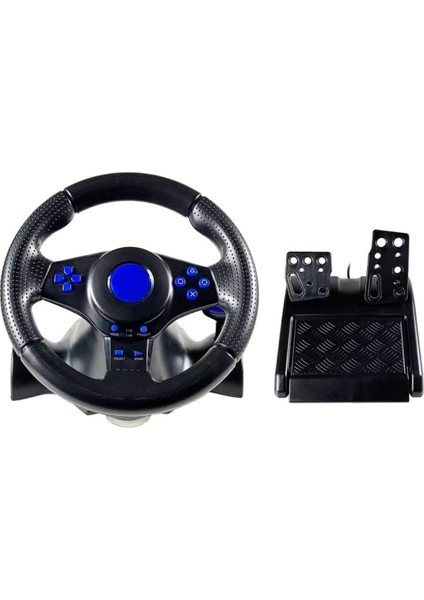 VW9803 Oyun Direksiyon Seti Ps3 & Ps2 & Pc Uyumlu