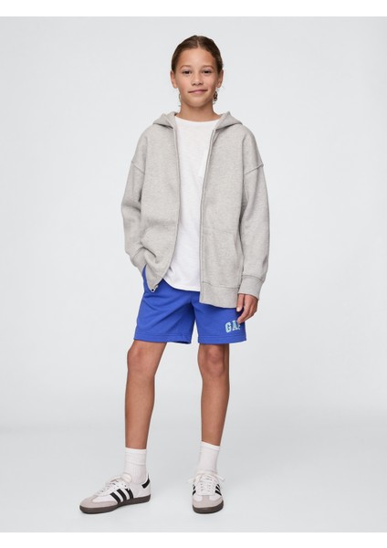 Erkek Çocuk Mavi Gap Logo Pull-On Relaxed Havlu Kumaş Şort