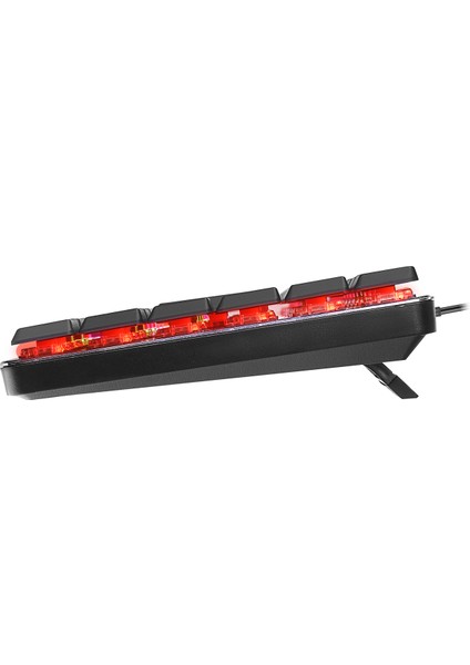 Granıte Siyah/gri Low Profile Red Swıtch Q Rainbow Mekanik Gaming Oyuncu Klavye