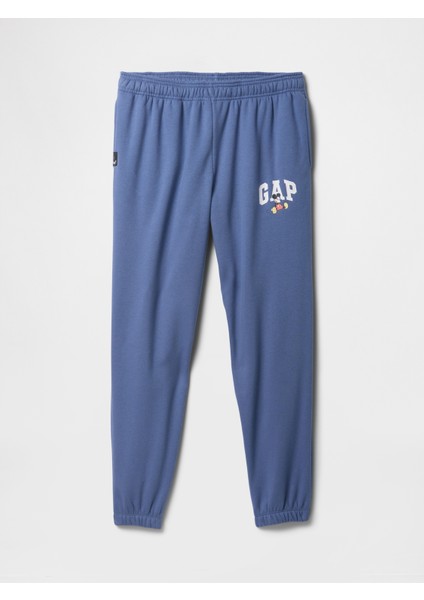 Erkek Mavi Gap Logo Disney Grafikli Fleece Eşofman Altı fiyatları