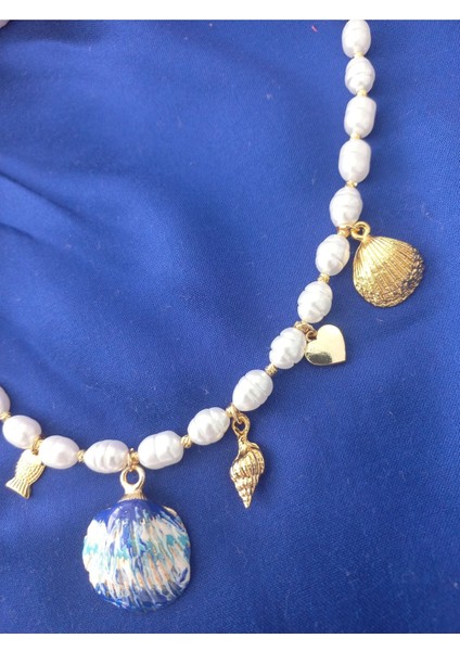 Düzensiz Inçi Şahane Özel Tasarim Butik Kolye