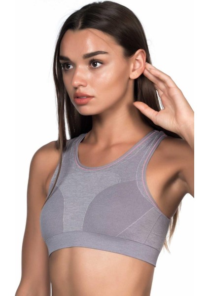Miraxx Gri Mı Emay 4026 Double Sporcu Büstiyer