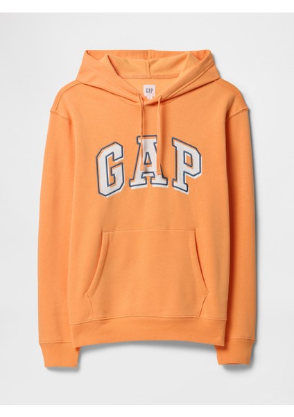 Erkek Turuncu Gap Logo Relaxed Fleece Sweatshirt