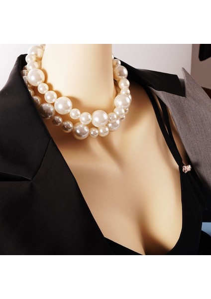 2'li Inçili Çoklu Choker Kolye