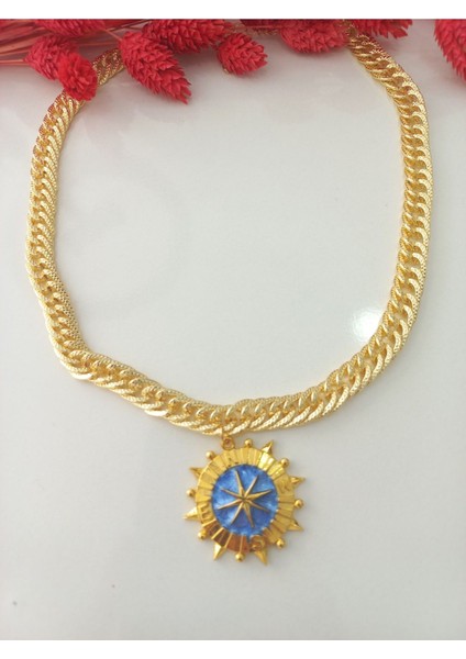 Gold Zincir Özel Tasarim Butik Kolye