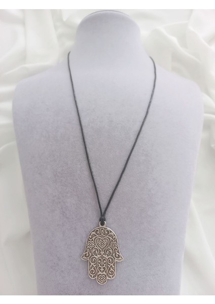 Uzun Süet Metel Etnik Kolye