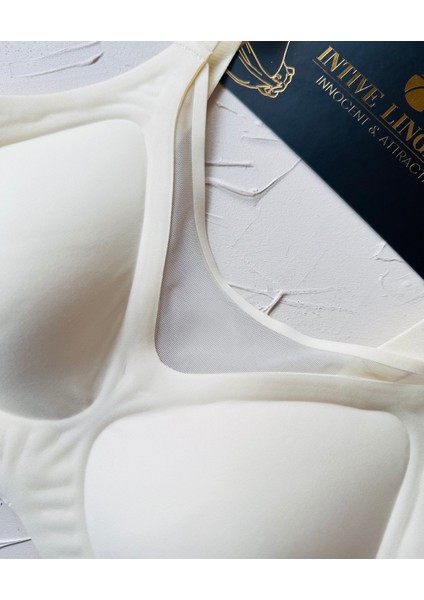 Audrey Önü Esnek File Detaylı Hafif Destekli Balensiz Dikişsiz Iz Belli Etmez Kopçalı Sütyen fırsatları