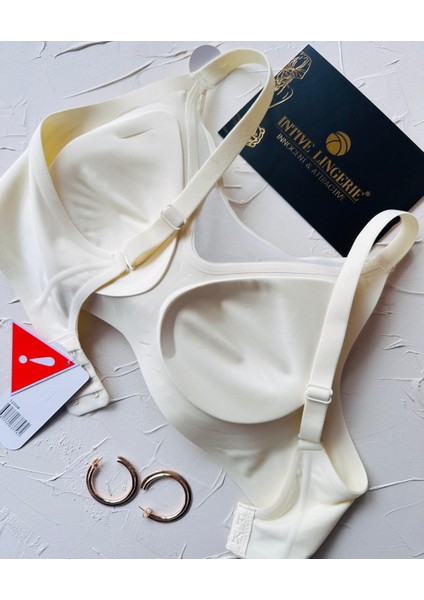 Audrey Önü Esnek File Detaylı Hafif Destekli Balensiz Dikişsiz Iz Belli Etmez Kopçalı Sütyen indirimleri