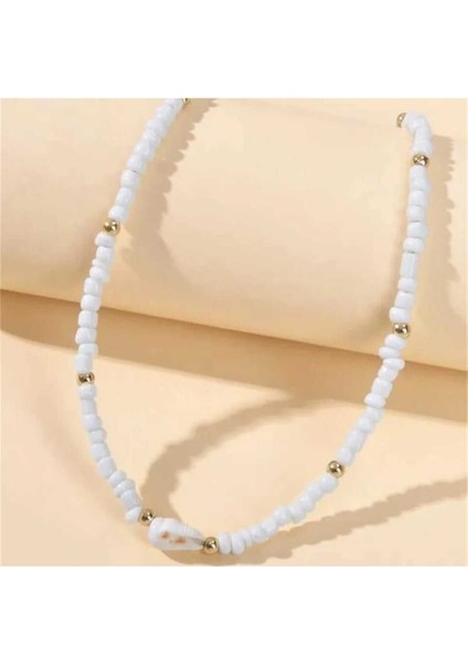 Deniz Kabuklu Beyaz Kolye fiyatları