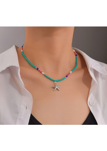 Küm Boncuklu Tasarım Kolye