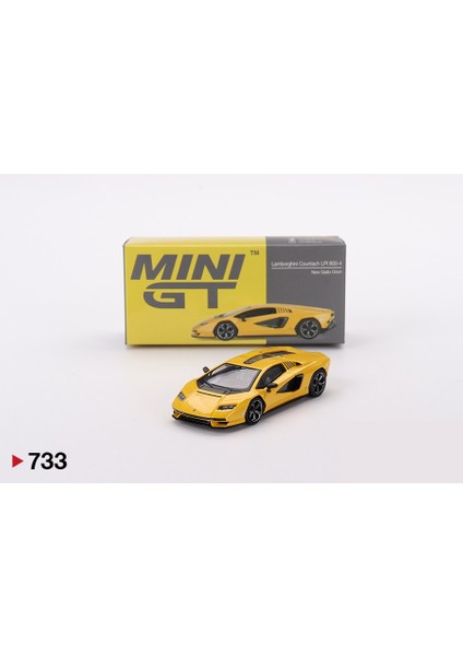 1/64 733 Lamborghini Countach Lpı 800-4 New Giallo Orion