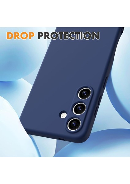 Samsung Galaxy A26 Silikon Kılıf Yumuşak Kılıf Korumalı Kılıf Düz Renk - Lacivert fırsatları