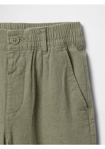 Erkek Çocuk Haki Keten Karışımlı Pantolon fiyatları