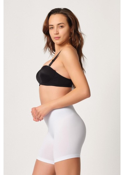Miraxx Beyaz Mı Emay 3003 Soft Paçalı Boxer