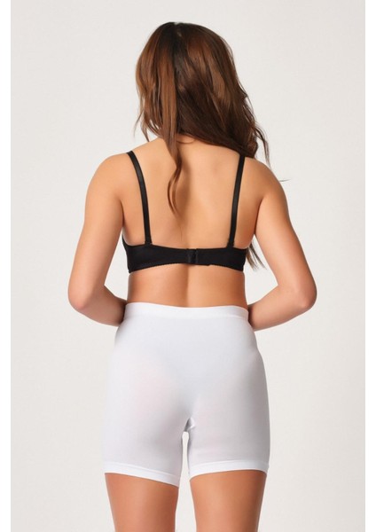 Miraxx Beyaz Mı Emay 3003 Soft Paçalı Boxer