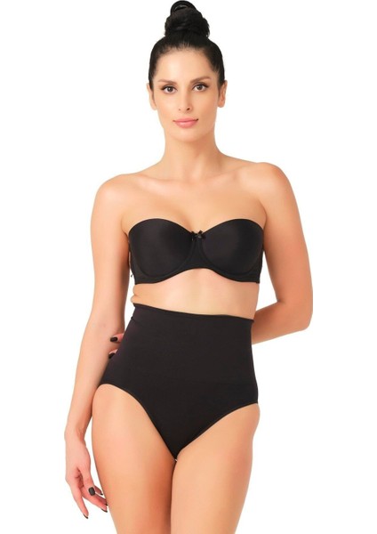 Miraxx Siyah Mı Emay 2021 Double Düşük Bel Slip Korse