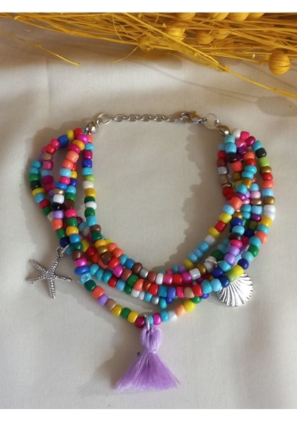 Kadın Çoklu Renkli Tasarım Bileklik