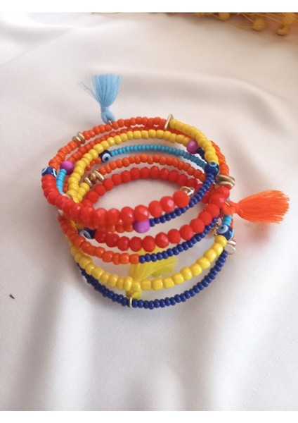 Kadın - Turuncu Dolama Bileklik fiyatları