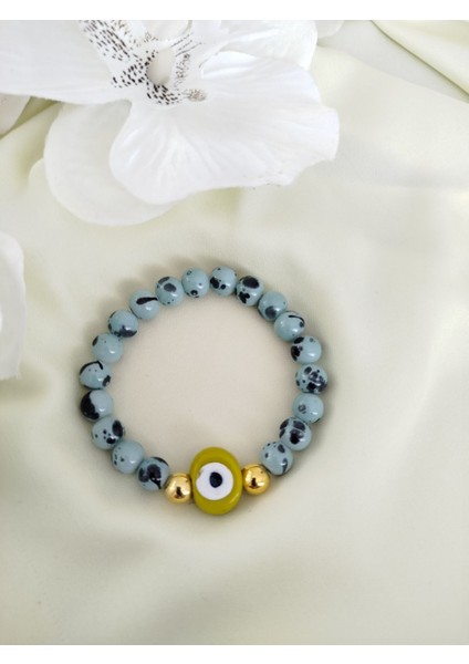 Nazar Boncuklu Cam Bileklik