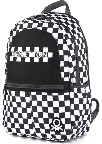 Çift Bölmeli Okul Sırt Çantası Kareli Siyah / 03780 fiyatları