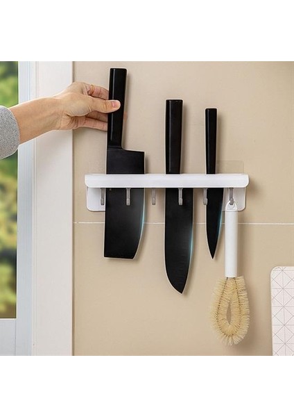 Pratik Çoklu Bıçak Askısı Mutfak Bıçak Düzenleyici Organizer Dayanıklı Bı - MBN2727-1036