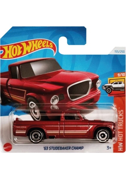 1/64 Ölçek Tekli Regular Arabalar HTC35 Hw Hot Trucks / '63 Studebaker Champ