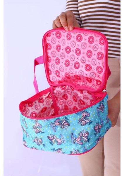 Rlx-1350 Kız Çocuk Beslenmeli Ilk Okul Çantası Pembe Pembe